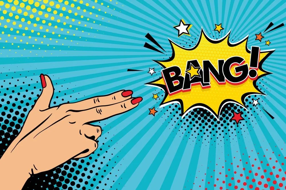 Carta da parati – Motivo pop art – BANG!