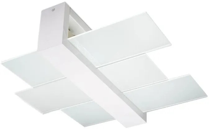 Plafoniera da Soffitto in Legno e Vetro 2xE27 FENIKS 2 da Interno