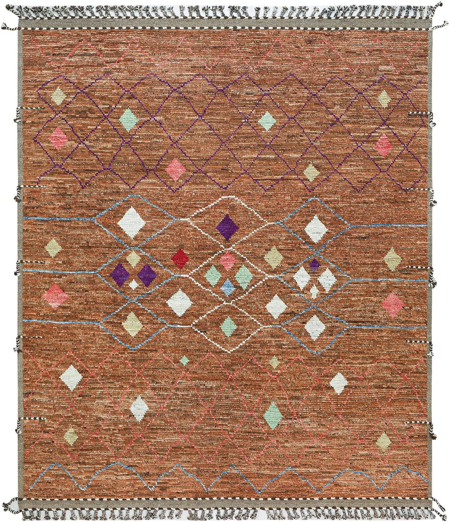 Berber Tappeto 290x250 (Pakistan) Annodato A Mano