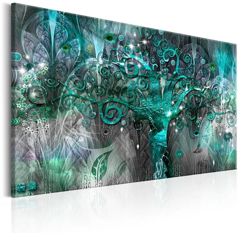 Quadro Tree of the Future  Colore Nero, Dimensioni e Misure 120x80