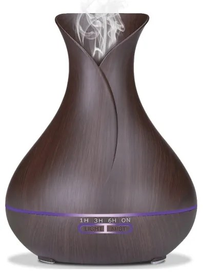 Umidificatore e ionizzatore aria LED RGB 400 ml