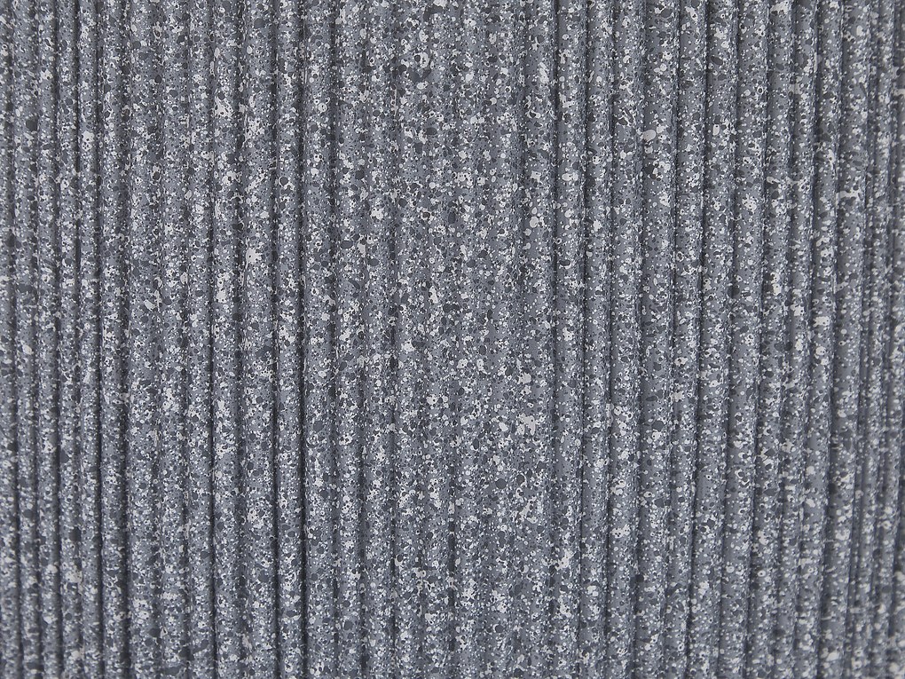 Vaso per fiori 37 x 37 x 38 cm grigio CHIOS Beliani