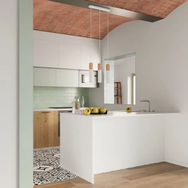 Sollux SL.0631 - Plafoniera PABLO 1xGU10/40W/230V bianco