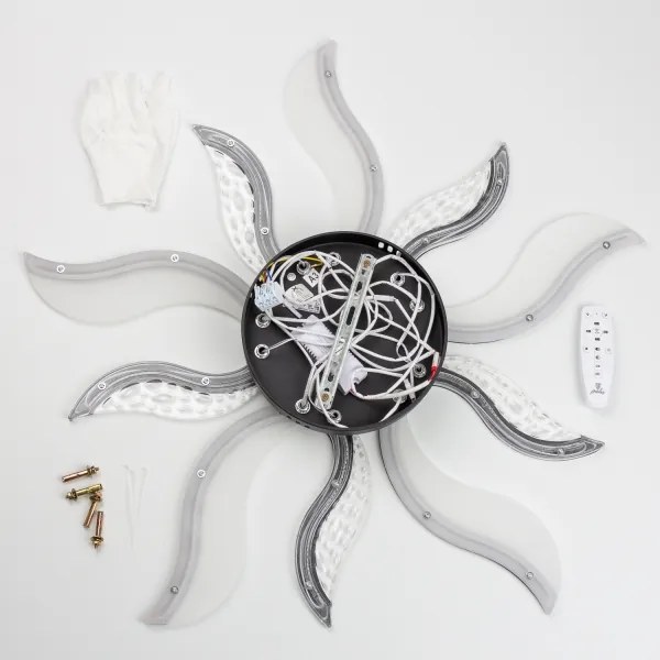 Brilagi - Lampadario a plafone LED dimmerabile TWIST LED/65W/230V 3000-6500K nero + +TC