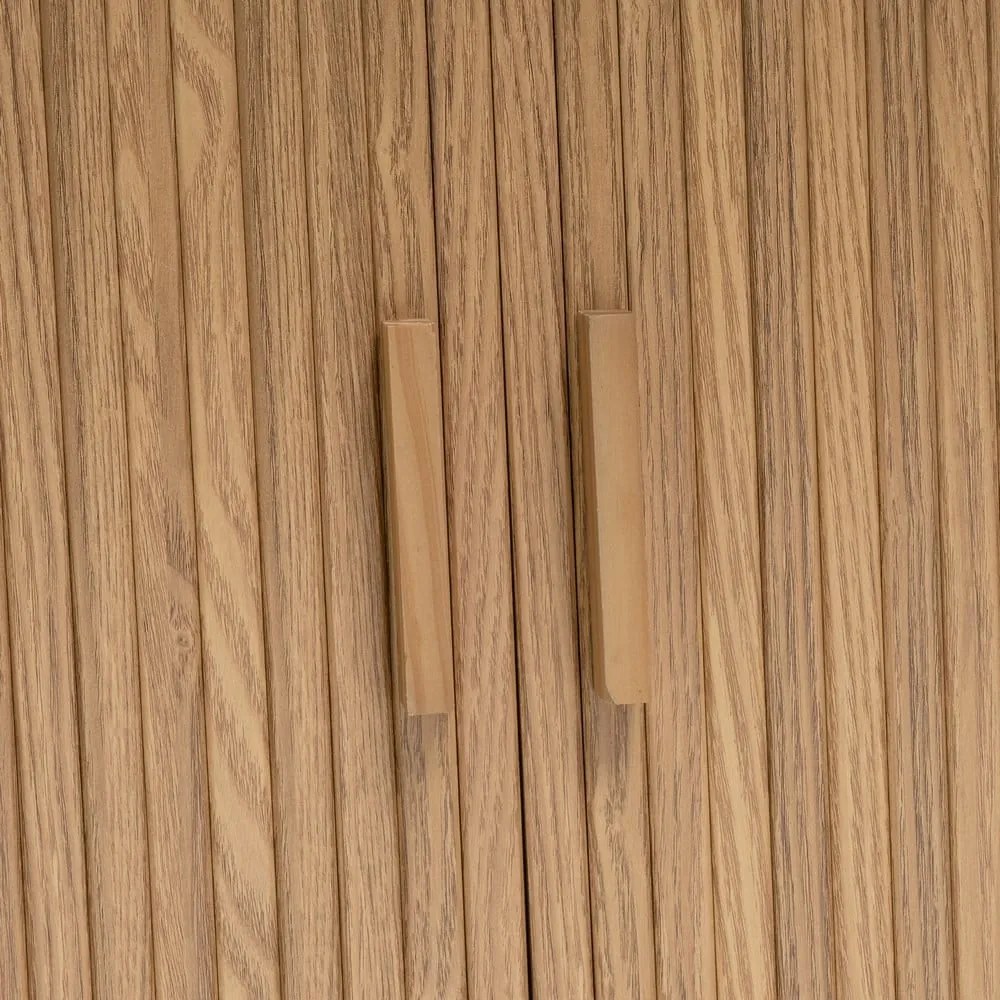 Libreria di colore naturale con effetto rovere 80x172x40 cm Elia – Casa Selección