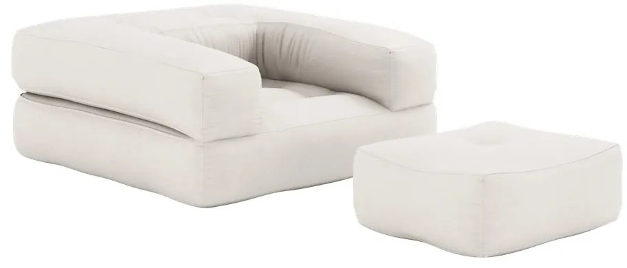 Poltrona variabile Natural Clear Cube - Karup Design