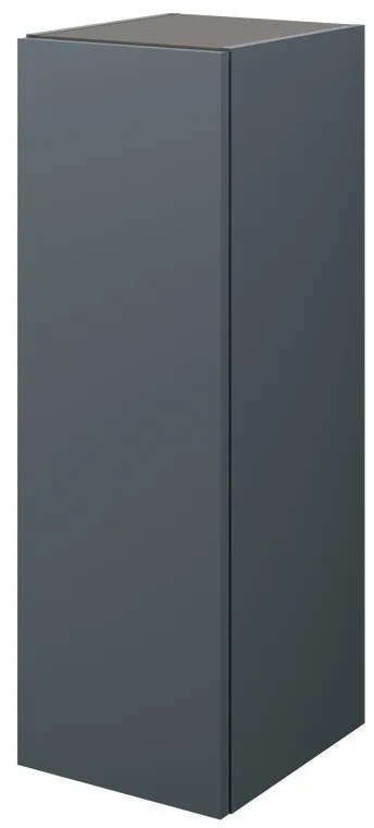 Pensile bagno Neo grigio scuro SENSEA, 1 anta apertura da destra P 35 x L 30 x H 90 cm