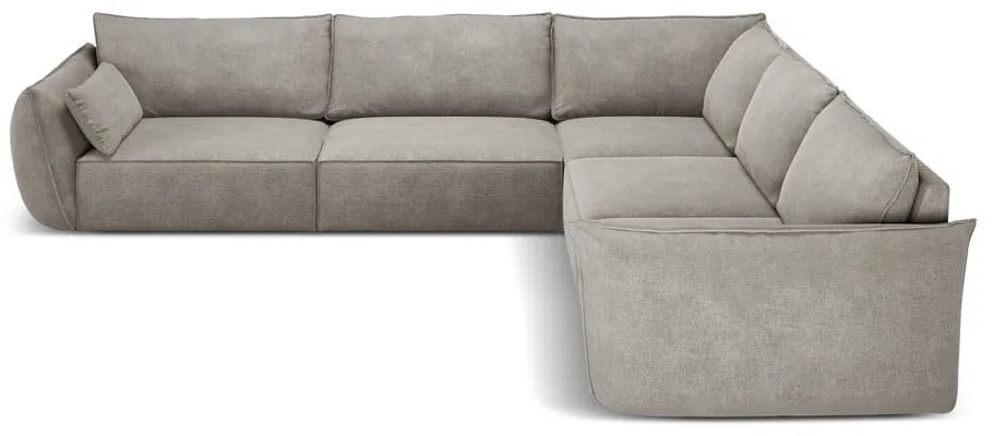 Divano angolare grigio chiaro (variabile) Vanda - Mazzini Sofas