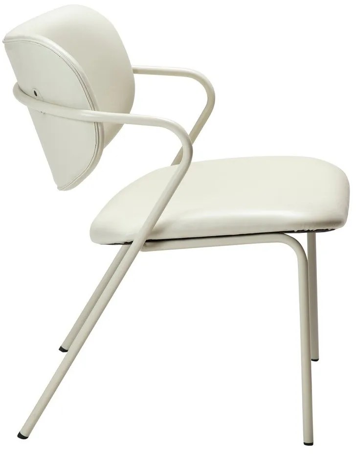 Poltrona in similpelle crema Zed - DAN-FORM Denmark