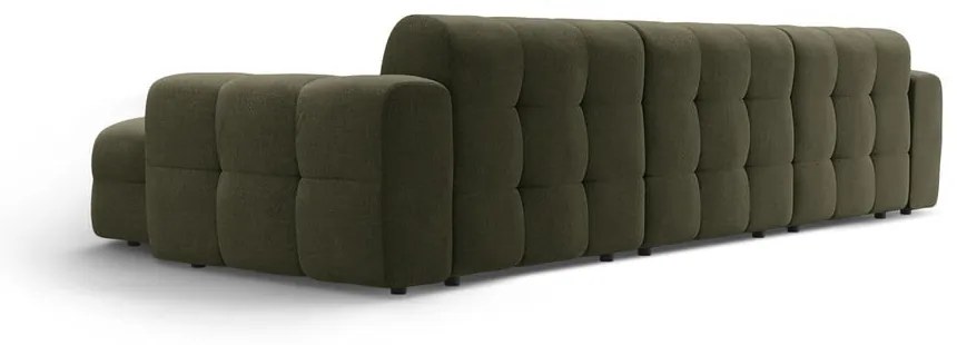 Divano angolare verde (con penisola a destra/con chaise lounge) Kendal – Micadoni