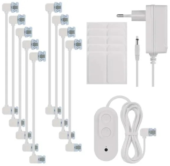 SET 10x RGBIC Pannello dimmerabile LED/1,9W/230V Wi-Fi Tuya