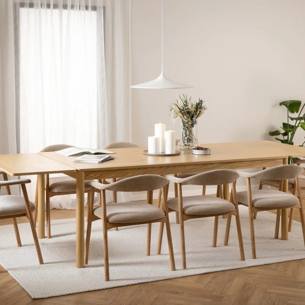 Sedia da pranzo beige/di colore naturale Addi – Actona