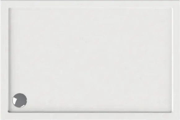 Piatto doccia 100x80 ultra slim bianco in acrilico - KAMALU