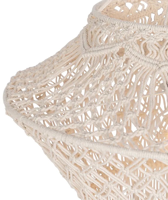 Paralume in macramè naturale 90 cm