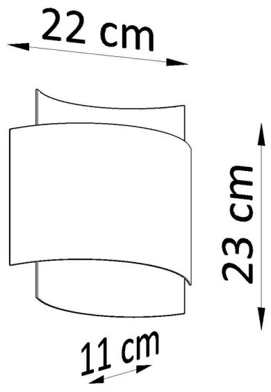 Applique IMPACT 1xG9/40W/230V nera