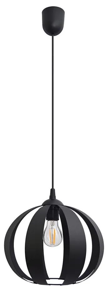 Lampadario a sospensione con filo NEWTON 1xE27/15W/230V nero