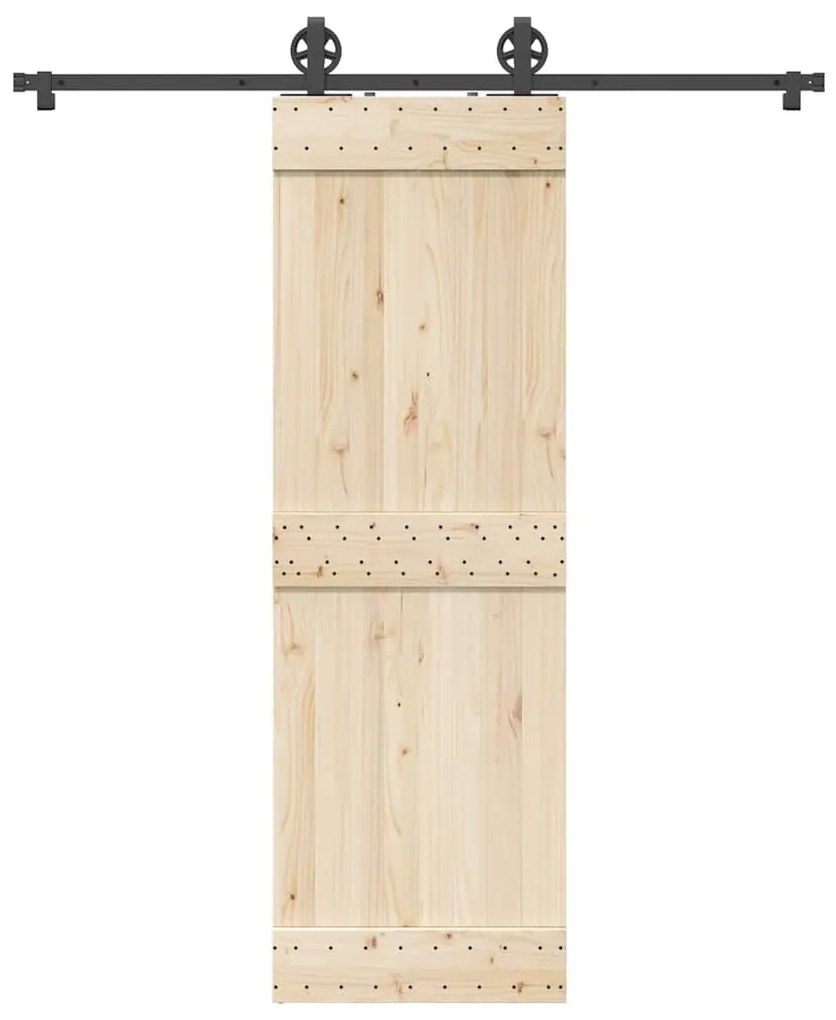 Kit Di Binari Per Porte Scorrevoli 183 Cm Acciaio Nero /