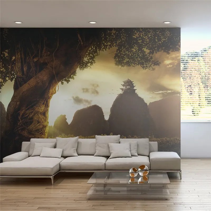 Fotomurale  Mysterious China  Colore Beige, Dimensioni e Misure 350x270