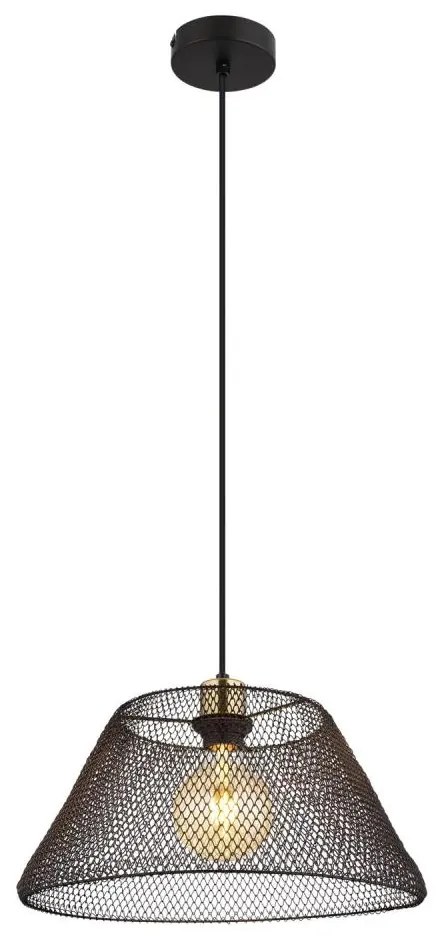 Globo 15646H1 - Lampadario a sospensione con filo BAKU 1xE27/40W/230V diametro 36 cm