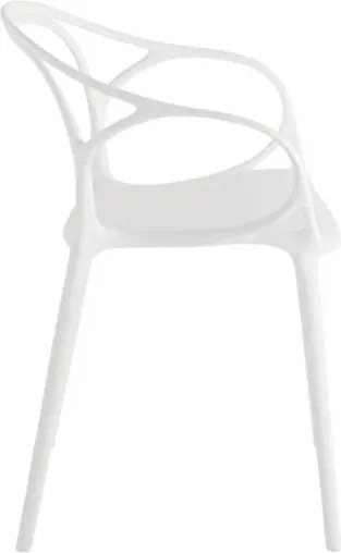 Sedia in polipropilene Bianco per interni ed esterni - HUG 2 sedie