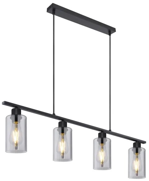 Globo 15465-4H - Lampadario a sospensione con filo HADERA 4xE27/60W/230V