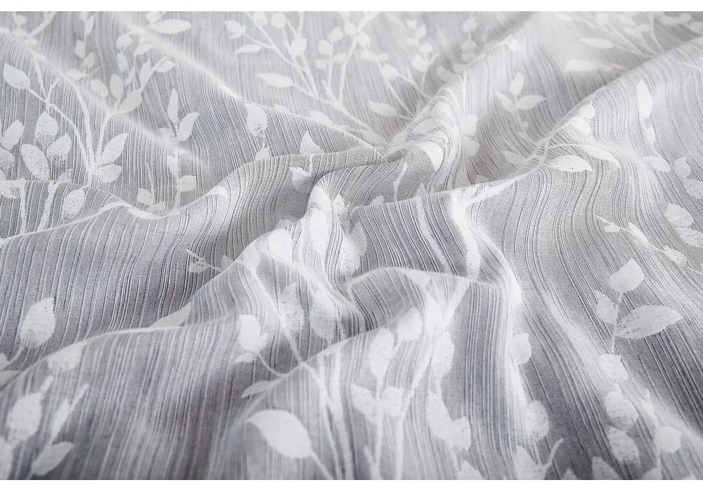 Biancheria da letto singola jacquard grigia 140x200 cm Boston - My House