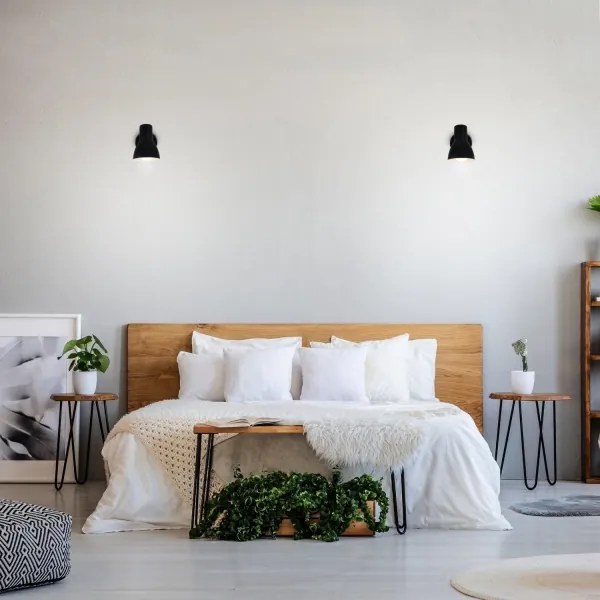 Briloner 10698889 - Faretto da parete 1xE14/25W/230V nero