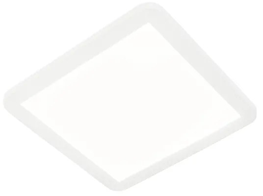 Plafoniera bianca 30 cm con LED dimmerabile a 3 step IP44 - Steve