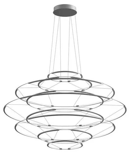 Drop 9 Lampada a Sospensione Satin Silver - Nemo Lighting