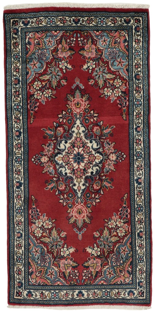 Sarouk Tappeto persiano 70 x 140 (Iran) Annodato A Mano