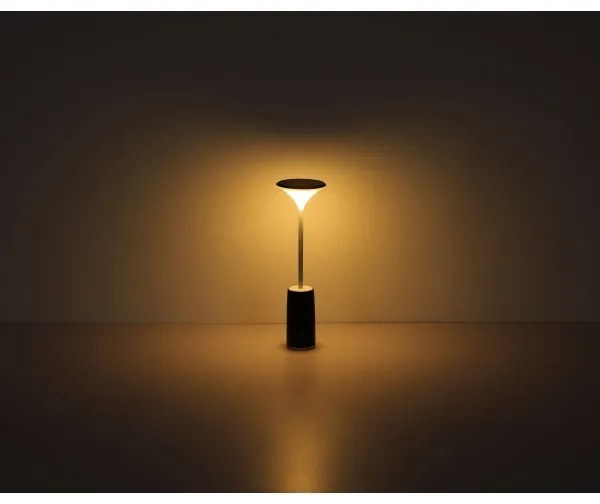 Globo 21020B - Lampada da tavolo LED dimmerabile QUIRIN LED/1,2W/3,7V 3000K nero