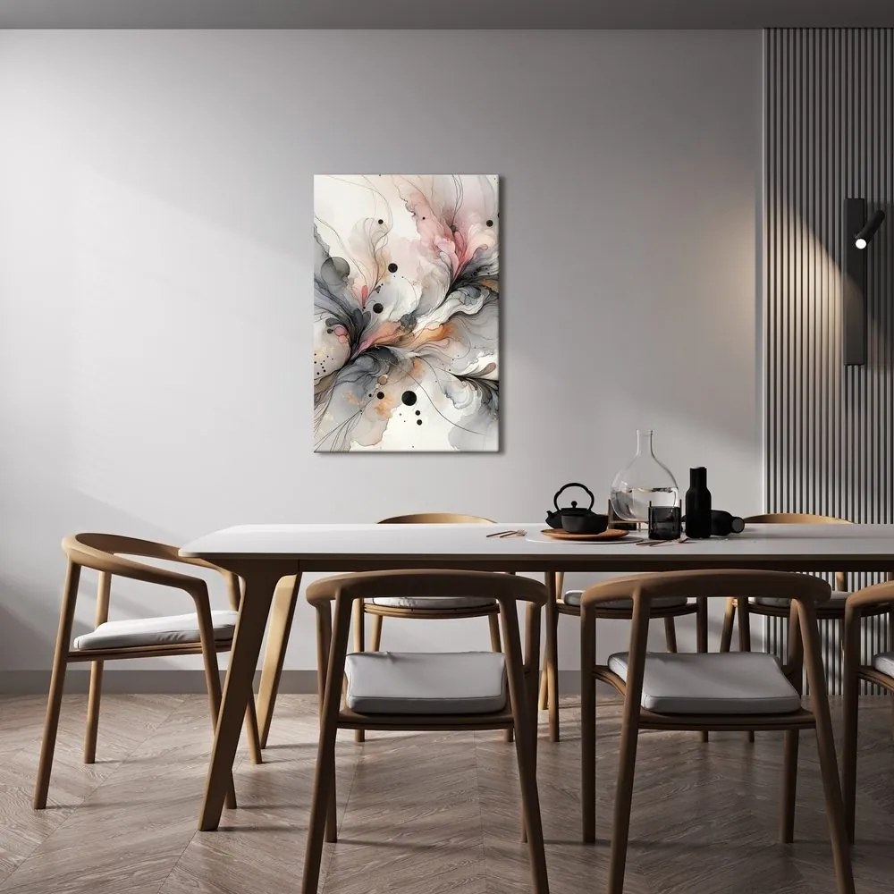 Quadro su tela – Dinamica in toni delicati