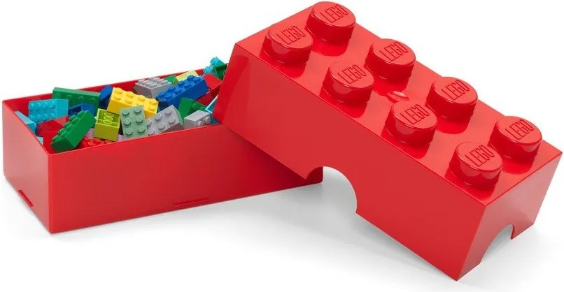 Scatola per bambini rossa in plastica 20x10x7 cm – LEGO®