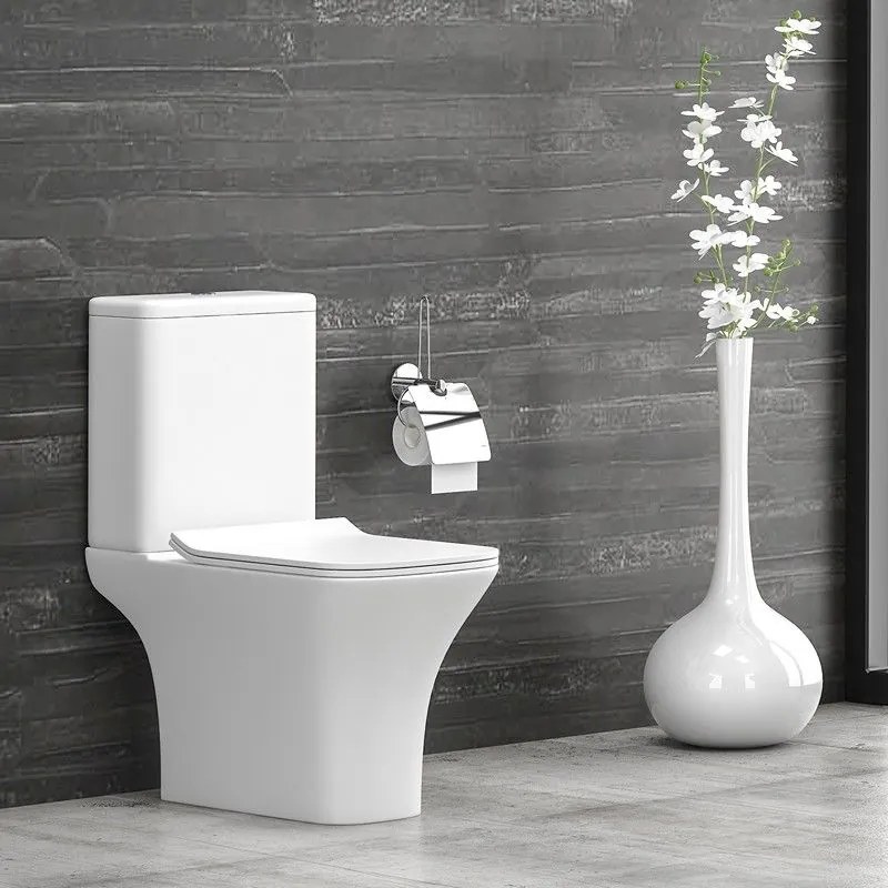 Kamalu - wc monoblocco rimless con scarico a terra | tetra-to20