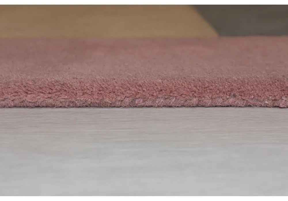 Tappeto in lana marrone 60x230 cm Collage - Flair Rugs