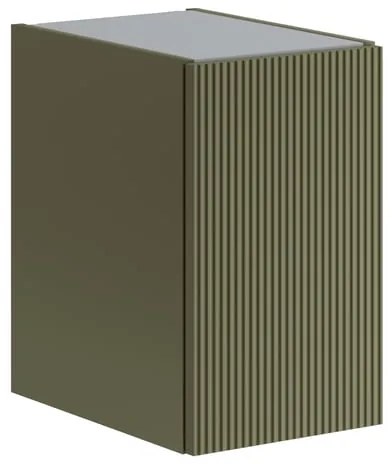 Armadietto bagno a terra Opera 1 anta P 45.5 x L 30 x H 50 cm laccato opaco verde salvia