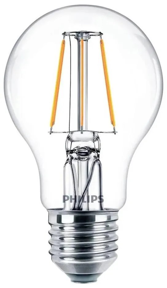 Lampadina LED a filamento Philips E27/4,3W/230V 4000K