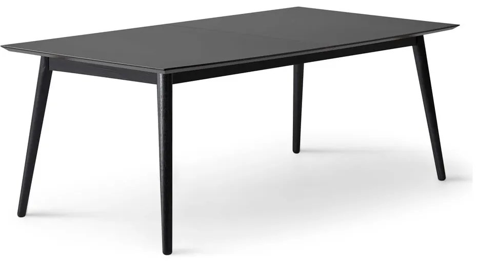 Tavolo da pranzo pieghevole nero con piano nero 100x210 cm Meza - Hammel Furniture