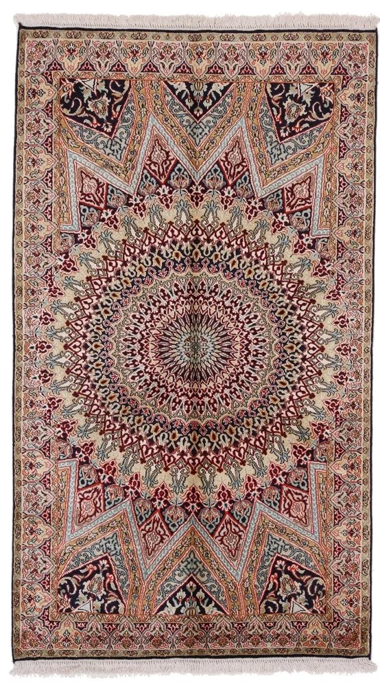 Cashmere Silk Tappeto orientale 160 x 100 (Indian) Annodato A Mano