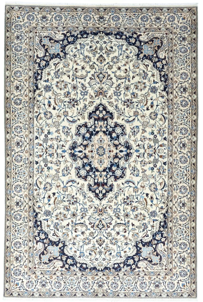 Nain Tappeto 200 x 310 Beige (Iran) Annodato A Mano