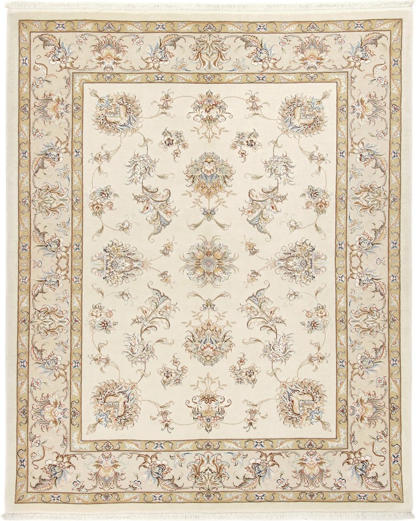 Tabriz Tappeto 200x160 (Iran) Annodato A Mano