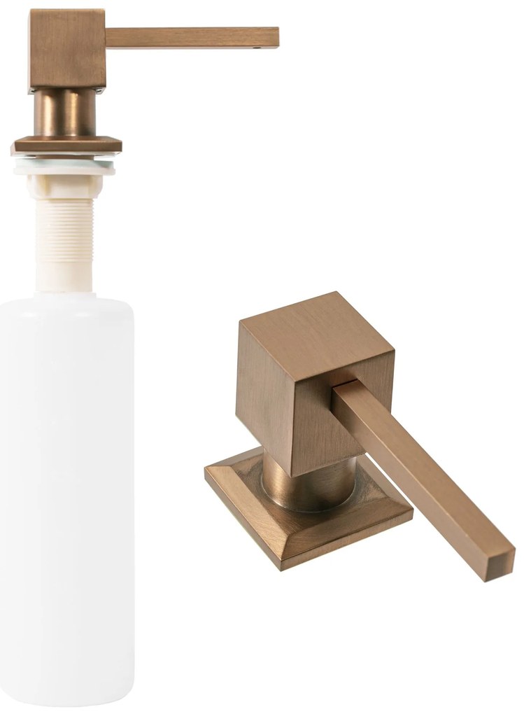Dispenser di sapone copper square