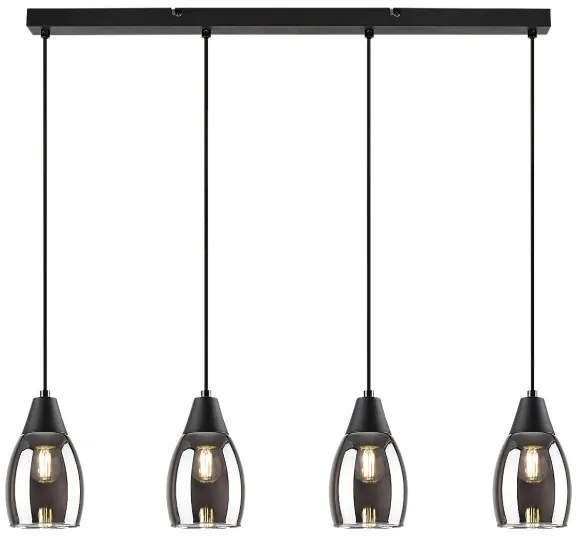 Rabalux 72184 - Lampadario a sospensione con filo ILMARI 4xE27/15W/230V