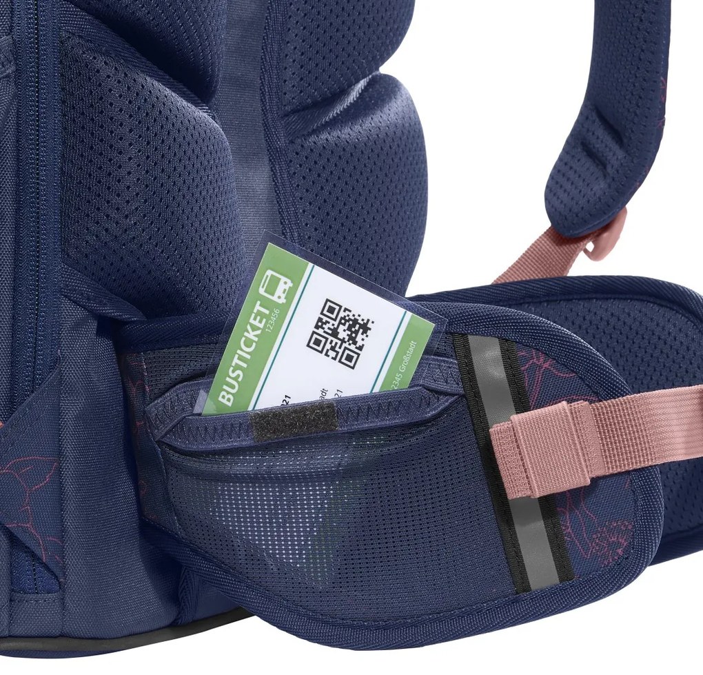 Zaino scuola coocazoo PORTER, Sweet Rose, certificato AGR