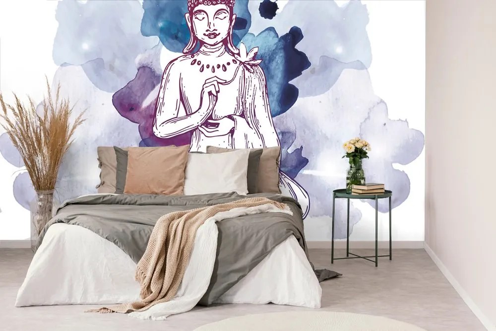 Carta da parati autoadesiva – Illustrazione di Buddha