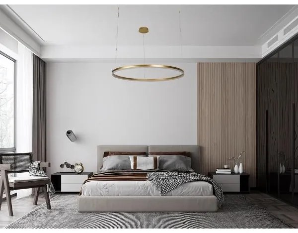 Lampadario a sospensione con filo LED dimmerabile LED/72W/230V 3000-6500K + telecomando