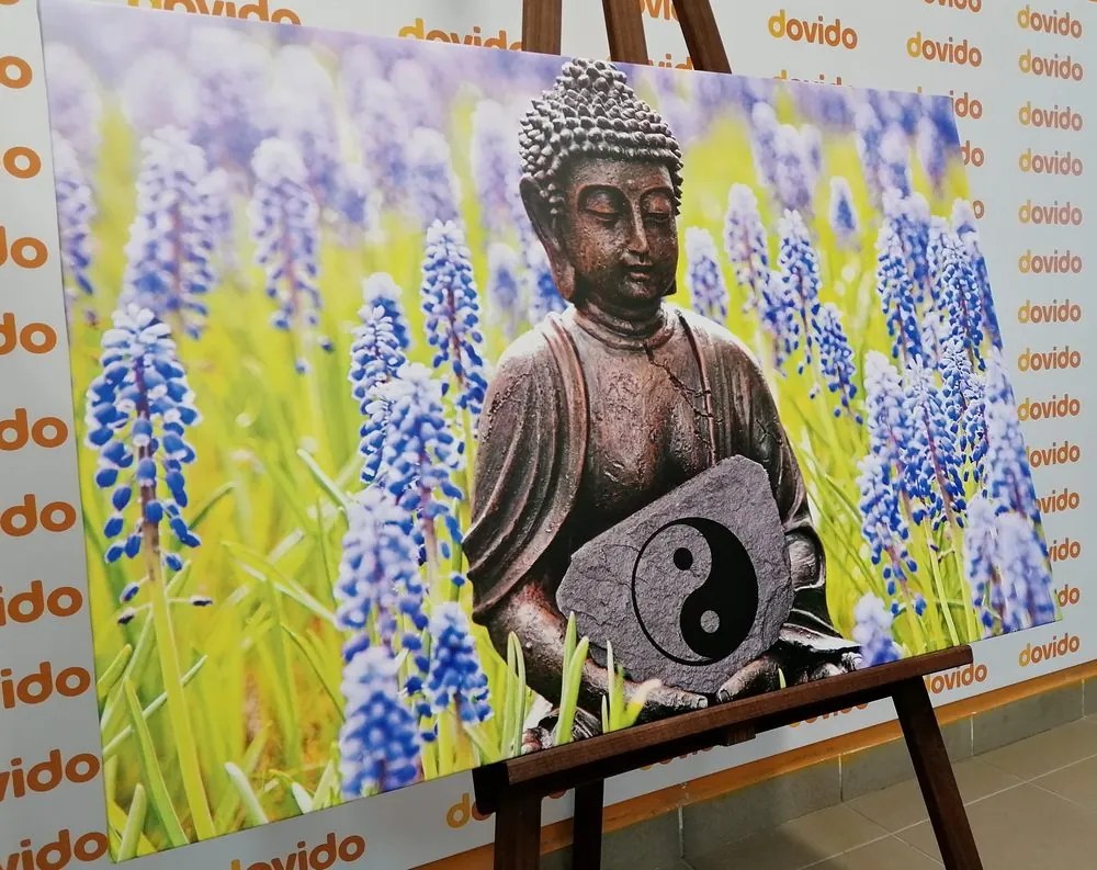Stampa su tela – Buddha del Jin e Jang