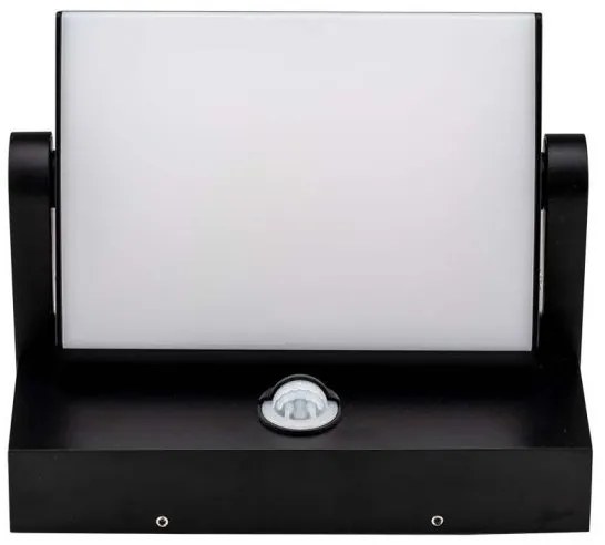 Lampada da parete LED esterna con sensore LED/17W/230V 3000K IP65 nero