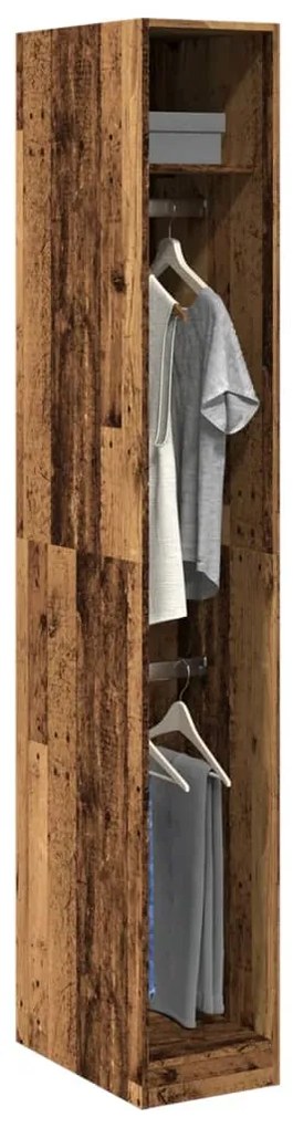 Armadio Legno Antico 30x50x200 Cm İn Legno Multistrato /