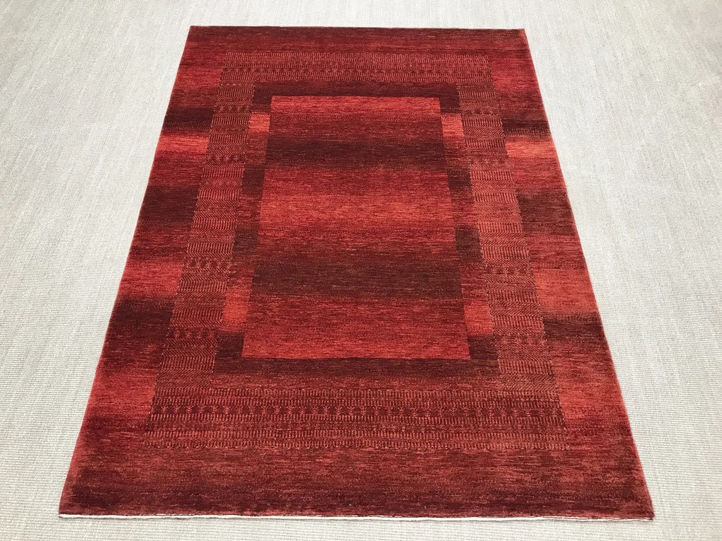 Loribaft Tappeto 170x240 Rosso (Iran) Annodato A Mano